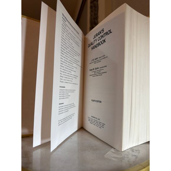 Juran’s Quality Control Handbook (Fourth Edition) - Picture 6 of 8